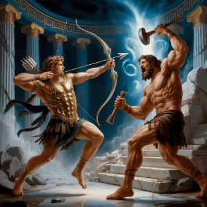 Apolo Enfrenta Hércules