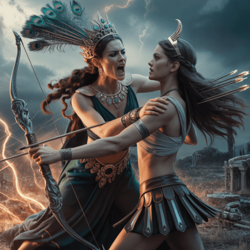 Hera Agride Ártemis