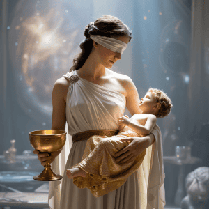 Deusa Themis da Justiça: Ajuda No Nascimento de Apolo