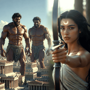 Ártemis e os Aloídas: Como vencer um problema gigante